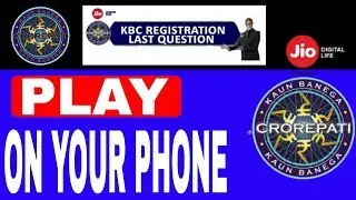 Play KBC Online On Your Mobile and Earn Money