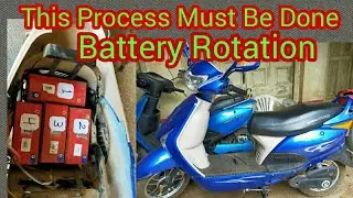 E vehicle all battery rotation system oreva bike