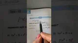 Yks2024 #integral #t&uuml;rev #matematik #ayt