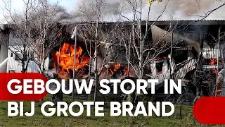 13-11-2022 Amsterdam - grote brand Voetbalstraat