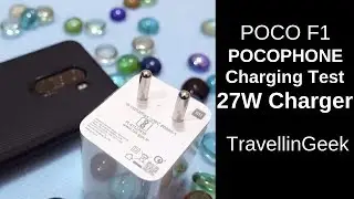 Poco F1 Charging Test with 27W Charger (Mi Sonic Charge Adapter)