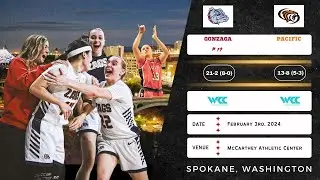 No. 19 Gonzaga vs Pacific | West Coast Conference | 2.3.24