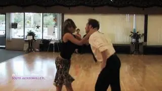Arthur Murray South Jacksonville Fl dance instructors demonstrate Salsa