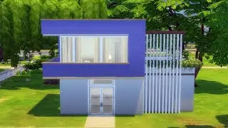 The Sims 4 - Modern Starter Home | Speed Build | House Building