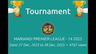 SEMI FINALS & FINALS|MARWADI PREMIER LEAGUE 2025|JCTV LIVE