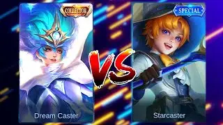 Harley Starcaster Special Skin VS Dream Caster Collector Skin | MLBB Comparison