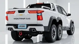 Chevrolet Montana 6x6  Surpreende o Brasil com Força Extrema