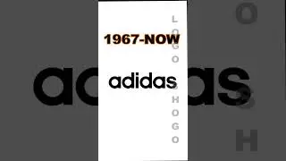 Эволюция логотипа Adidas #эволюция #adidas #шортыyoutube