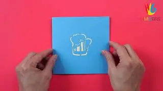 DIY a Glas Of Beer 3D Popup Card