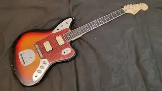 Обзор сборки китайской реплики Fender Jazzmaster санберст (Jaguar Кобейна) 