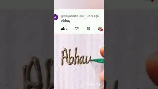 Abhay☺️☺️ name  ki mehndi design