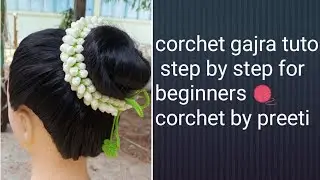 Corchet gajra tutorial for beginners step by step 