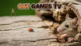 CAT GAMES | Cat TV: Real Mice & Natural Animal Movement | High Stimulation for Cats | 4K HDR