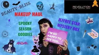 MAKEUP HAUL | JEFFREE STAR MYSTERY BOX | MAKEUP REVOLUTION CORPSE BRIDE COLLECTION | UNBOX + SWATCH