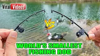 World's Smallest Fishing Rod (MUST WATCH!) The BEST Micro Fishing Ever!