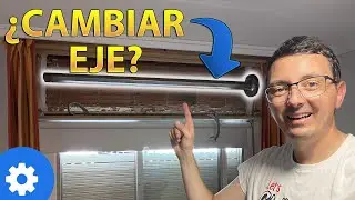 Tutorial Cómo CAMBIAR el EJE de la PERSIANA en Español ✅
