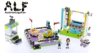 Lego Friends 41133 Amusement Park Bumper Cars Speed Build