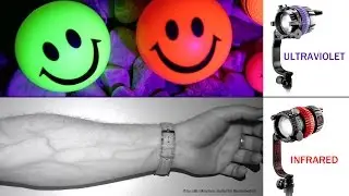 Special LED lights in infrared and ultraviolet spectrum