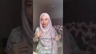 premium organza shimmer hijab tutorial ✨🧕 #hijab #hijabtutorial #2024 #viral #shorts