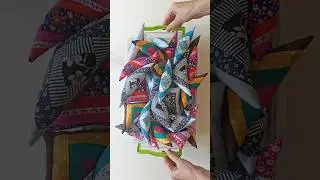 Из остатков ткани. Игольница ОСМИНОЖЕК #своимируками #лоскутноешитье #печворк #handmade #sewing