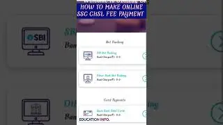 how to make online ssc chsl fee payment?👌|| last date of chal? #online #ssc #chsl #shorts #viral 💥🎊🔥