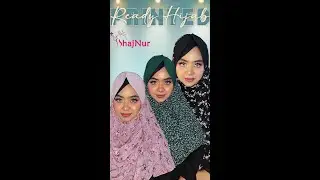 ShajNur Floral Ready Hijab 🌸 | 30 second e Perfect Look #hijab #readyhijab