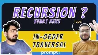 Binary Tree In-Order traversal | Recursion basics