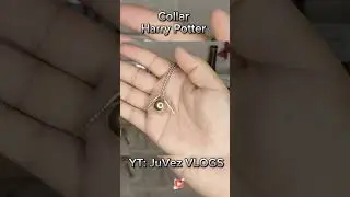 Collar Harry Potter de Shopee #juvezvlogs #unboxing #compras