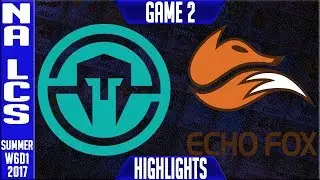 Immortals vs Echo Fox Game 2 - NA LCS week 6 Day 1 Summer 2017 - IMT vs FOX G2
