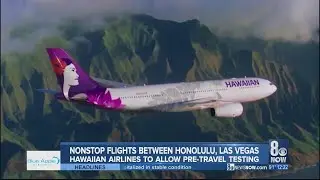 Hawaiian Airlines resumes non-stop flights between Honolulu and Las Vegas