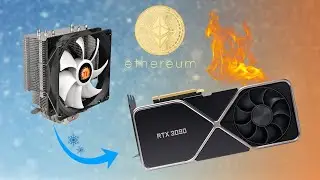 Easily Cool Down RTX 3090 For Eth mining! ETHERIUM 2021!