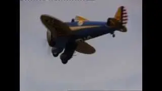Boeing P26A Peashooter Flying Legends Duxford Sat 12th July 2014