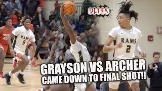 THIS RIVALRY GAME CAME DOWN TO THE LAST SHOT!! | Grayson vs Archer