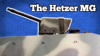 How does the Remote Control MG on the Hetzer Work?