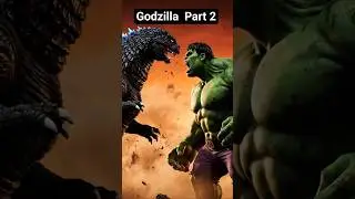 Godzilla Part 2 #ai #hulk #aivideo #cartoon #motivatio #shorts