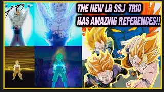 New LR SSJ Trio from Dokkan is amanzingly Referenced!