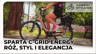 Rower Elektryczny Sparta C-GRID Energy - elektryk dla kobiet. Bateria w ramie Bosch