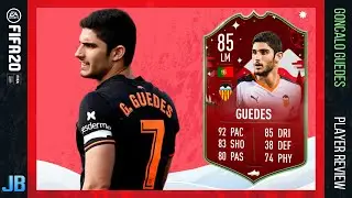 THE BEST FUTMAS CARD YET? 85 GONCALO GUEDES PLAYER REVIEW | FIFA 20 Ultimate Team