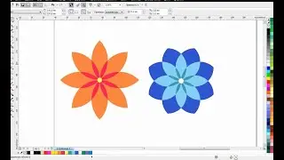 CORELDRAW (23) Создание узора / Зарисовки от Sara Azadi / pattern creation process