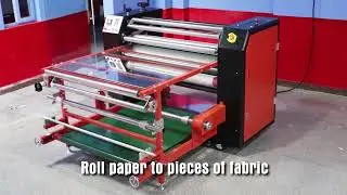 Big discount large format rotary heat press printing sublimation machine
