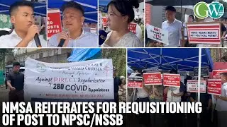 280 COVID-19 HEALTH POST REGULARISATION ISSUE:NMSA REITERATES FOR REQUISITION OF POST TO NPSC/NSSB