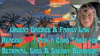 Urgent Divorce & Family Law Reading 💔 | Pick a Card Tarot for Betrayal, Exes & Sneaky Behavior