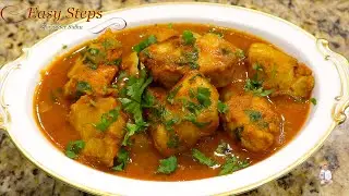 How To Cook Aloo Fish Curry | Pacific COD Fish Curry | Fish Potato Curry Recipe