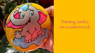 DIY | Rock Painting | Painting a cute Elephant | Neelz Craftz