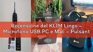 Recensione del KLIM Lingo &ndash; Microfono USB PC e Mac &ndash; Pulsante Mute &ndash; Compatibile con ogni Computer &ndash;