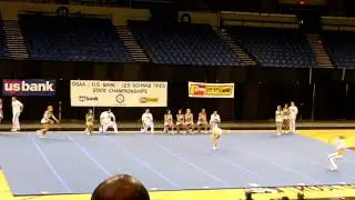 Portland State University Cheer Team at the Oregon State Championships