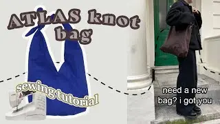 atlas origami knot bag | sewing tutorial