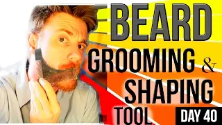 BEARD GROOMING & SHAPING TOOL: BEARD UPDATE DAY 40