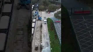 Off loading bulk sand for glass making at pilkingtons 