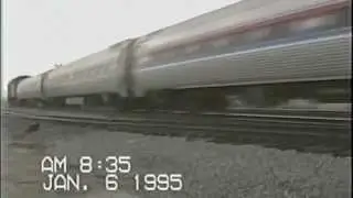 Amtrak San Diegans in Buena Park, CA - January 1995